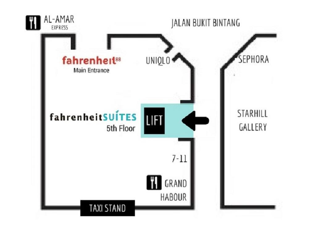 Fahrenheit Suites Bukit Bintang, Kuala Lumpur Eksteriør billede